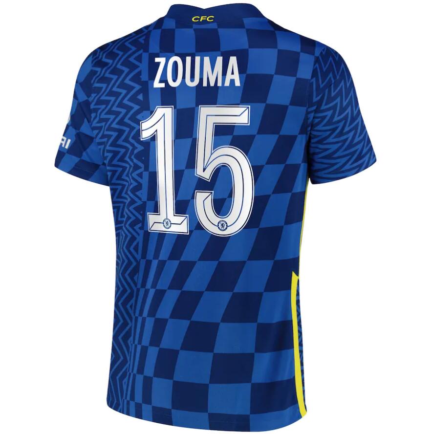 2021/22 Chelsea Cup Home Kit Soccer Jersey with Zouma 15 printing